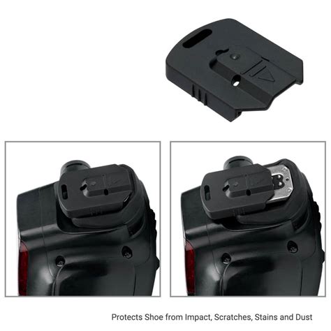 JJC Camera Flashlight Hot Shoe Cover For Canon EL 5 EL 1 600EXII 470EX 430EXIII EL 100 Flash