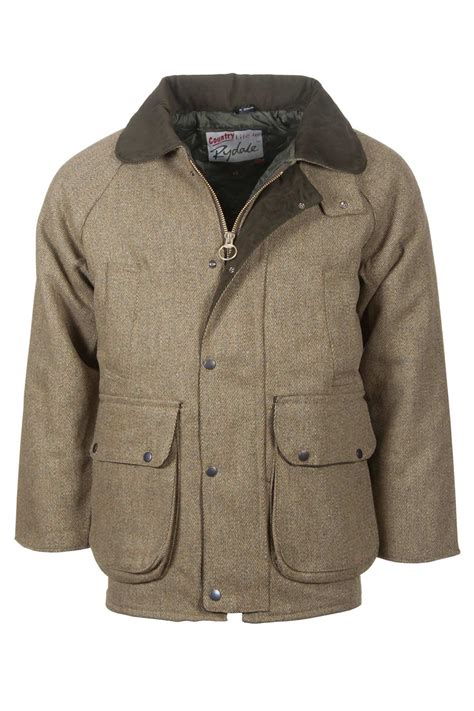 Mens Derby Tweed Shooting Jacket Uk English Tweed Coat Rydale