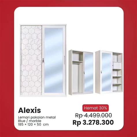 SELMA ALEXIS LEMARI METAL Perabotan Rumah Di Carousell