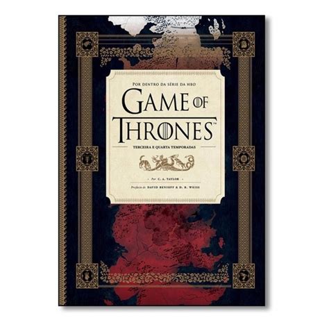 Livro Game Of Thrones Da Serie Hbo Temporada 3 E 4 Luxo Capa Dura