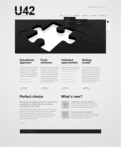 Business & Services Website Template #33562