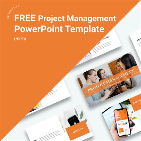 Free Project Management Presentation Powerpoint Template