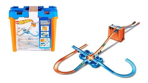 Pistas Hot Wheels Track Builder Caja De Acrobacias Deluxe Env O Gratis