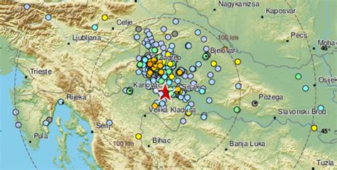 Dva Nova Potresa U Pokuplju Prvi Je Bio Magnitude 3 9 Drugi 3 8