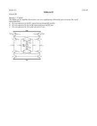 Midterm Exam 3 VLSI Circuit Design 2005 ECEN 474 Docsity