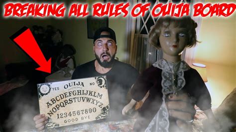 Breaking All The Rules Of The Ouija Board In The Haunted Doll Room