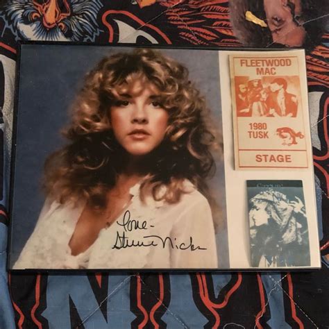 Stevie Nicks Signed 8x10 Framed Photo Collage Newrhiannonrhiannon Rings