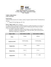 Tarea Nurse Docx Y Nurs Fundamentos De Enfermer A Tarea