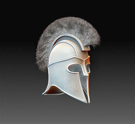 Download Obj File Spartan Helmet • 3d Print Model • Cults