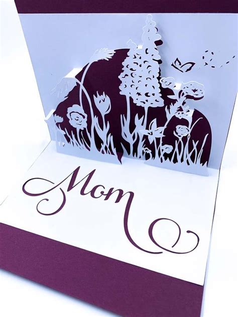 Mother's Day Pop Up Card Template