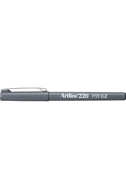 artline 220 Super Fine 0 2mm Keçe Uçlu Kalem Gri 1