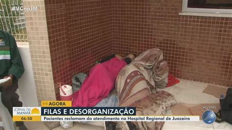 Pacientes Dormem Na Porta De Hospital No Norte Da Ba Em Busca De