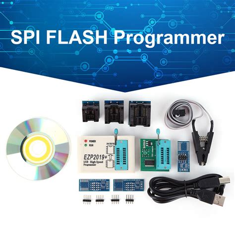 EZP2019 USB SPI High Speed Programmer Support 24 25 93 EEPROM Flash