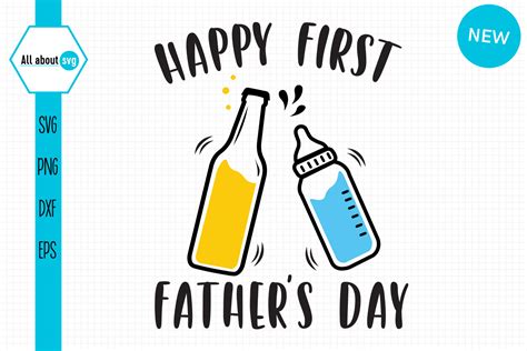 Happy First Fathers Day Graphic By All About Svg · Creative Fabrica