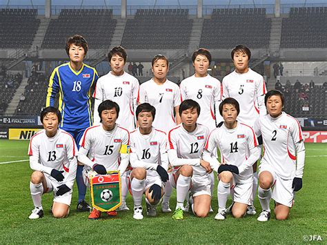 朝鮮民主主義人民共和国女子代表 チーム紹介 Eaff E 1 サッカー選手権 2017 決勝大会｜大会・試合｜jfa｜日本サッカー協会