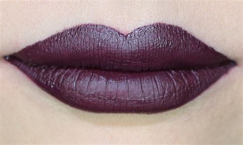 Long Lasting Liquid Lipstick In Black Cherry Gives A Matte Dark Cherry Lip That Lasts For Hours