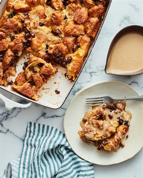 Chocolate Chip Croissant Bread Pudding Whats Gaby Cooking