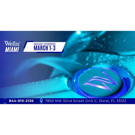 Grand Opening Event Wellis® Swim Spa And Hot Tub Store In Miami Florida