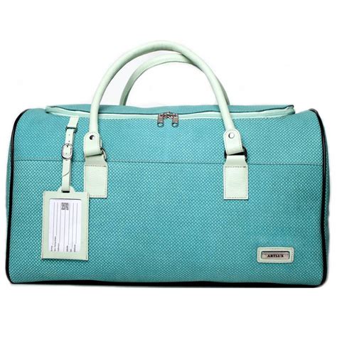 Bolsa De Viagem 100 Em Couro Artlux 9043 Verde