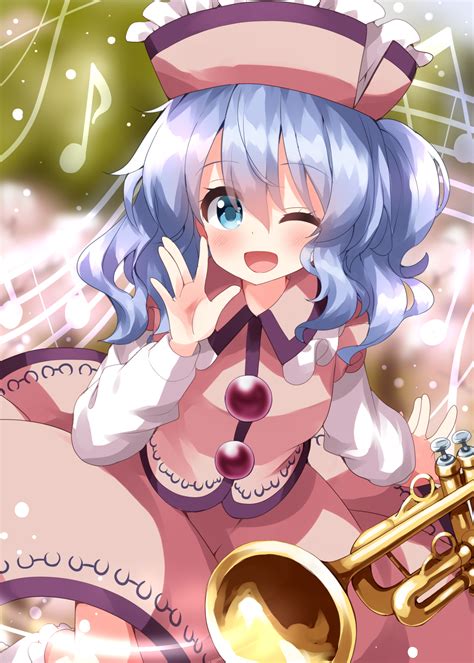 Safebooru 1girl Bangs Beamed Eighth Notes Blue Eyes Blush Eighth Note