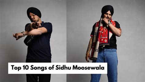 Top 10 Songs of Sidhu Moosewala - Punjabi Celebrities