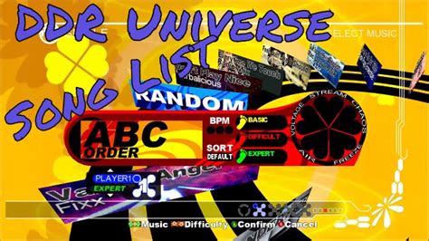 What Songs Are On Dance Dance Revolution Universe All Full Song List