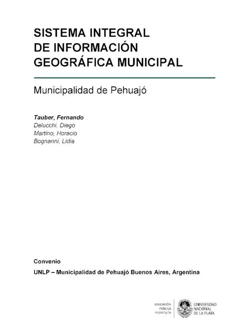 Pdf Sistema Integral De Informacion Geografica Problem Tica Rural