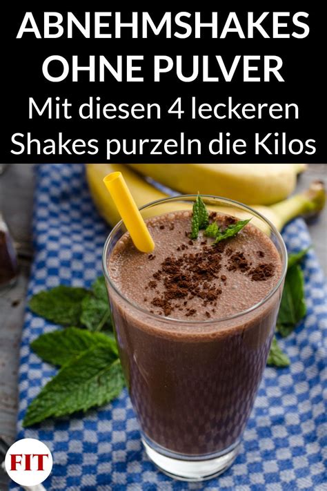 4 Abnehmshake Rezepte ohne Pulver Für nahezu jede Diät geeignet