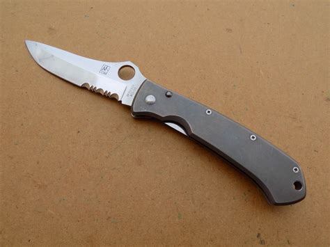 Spyderco Bob Lum Folding Tanto Knife Ats Ebay