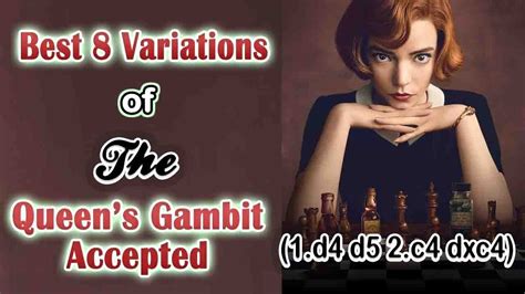 Best Variations Of The Queens Gambit Accepted Chess Trap Learn