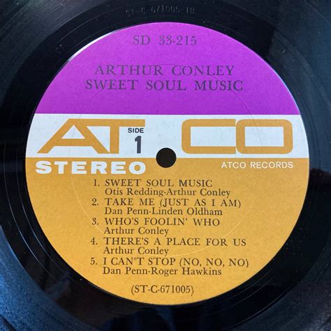 Yahoo オークション 即決 Us Stereo Arthur Conley Sweet Soul Music