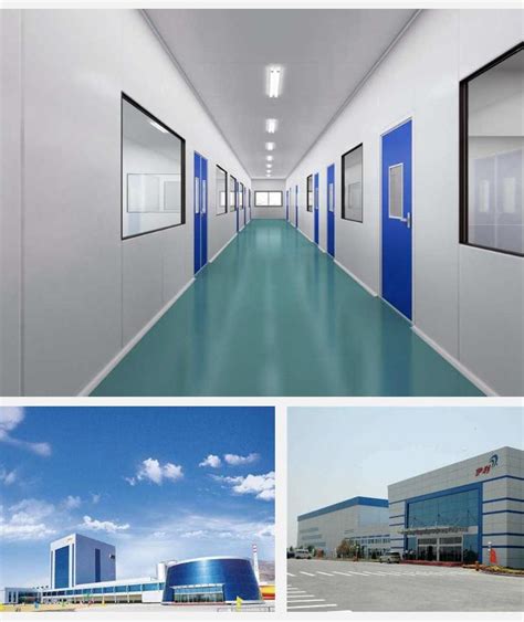 EPS PU Rock Wool Honeycomb Sandwich Panel Modular Cleanroom For Wall