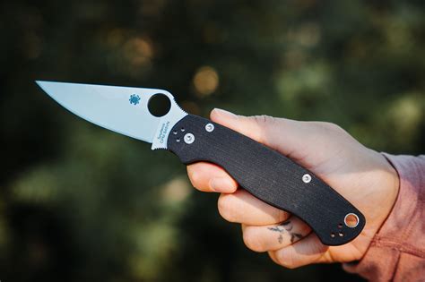 Spyderco Para Army Pocket Knife Overview The Travel Check