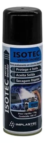 Spray Verniz Protetivo Isolante Incolor Isotec Placas Mercadolivre