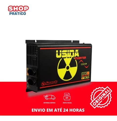 Inversor De Tensão Senoidal Usina Inverter 1000w 12v 120v R 1 420 em