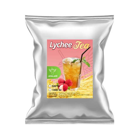 Jual Javaland Bubuk Minuman Rasa Lychee Tea Teh Leci 1Kg Regular