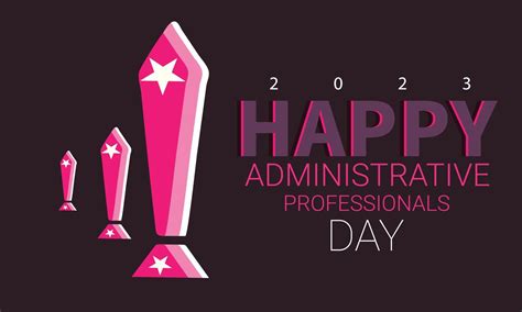 Happy Administrative Professionals Day Template For Background Banner Card Poster 21488561