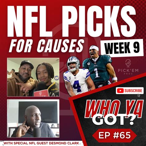 NFL Week 9 Picks for Causes - Predicting All 14 Games - Episode 65 – Pick'em Pros – Lyssna här ...