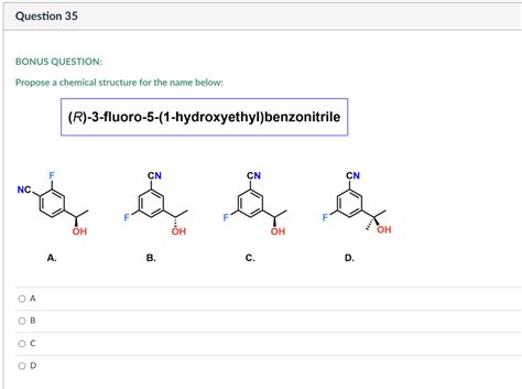 Solved Question Bonus Question Propose A Chemical Chegg