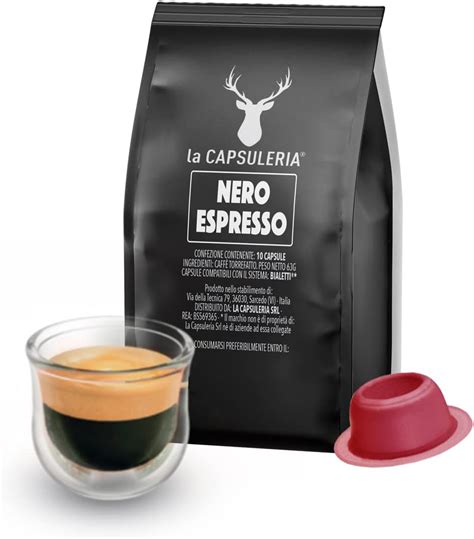 La Capsuleria Caffè NERO ESPRESSO gusto super forte 100 Capsule