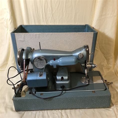 Vintage Teal Super Deluxe Precision Homemaker Sewing Machine Society