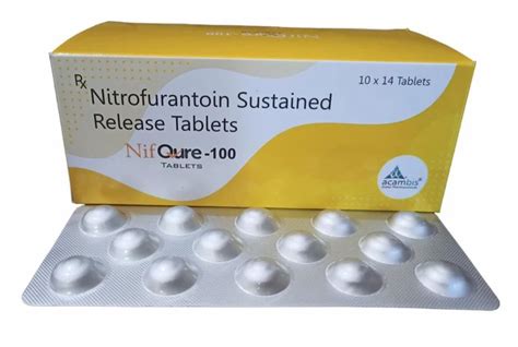 Nitrofurantoin 100 MG Sustained Release Tablets At Rs 1540 Box