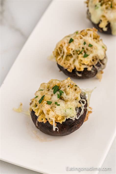 Olive Garden Stuffed Mushrooms - Eating on a Dime