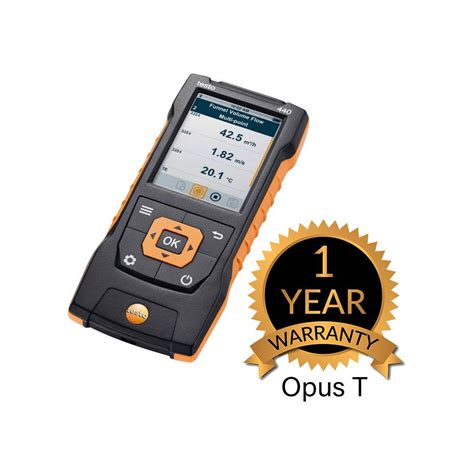 Opus T Testo Air Velocity And Iaq Measuring Instrument