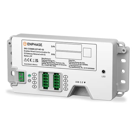 Enphase Ensemble communication kit 5P battery VDH Solar Dé PV