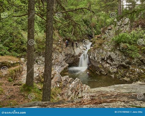 Falls of Bruar are a Popular Tourist Destination Stock Photo - Image of ...