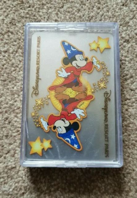 DISNEY DISNEYLAND PARIS Sorcerer Mickey Mouse Transparent Plastic