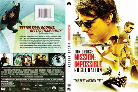 Mission: Impossible - Rogue Nation DVD Cover (2015) R1