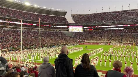 2021 Alabama vs LSU: 2021 Alabama Football team entrance under the ...