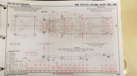 1st Gen Ext Cab Frame Diagram Tacoma World